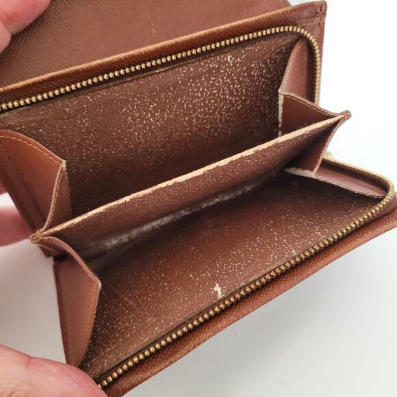 Louis Vuitton Portefeuille Tresor Bifold Wallet Medium Monogram Brown Made USA - Picture 10 of 16